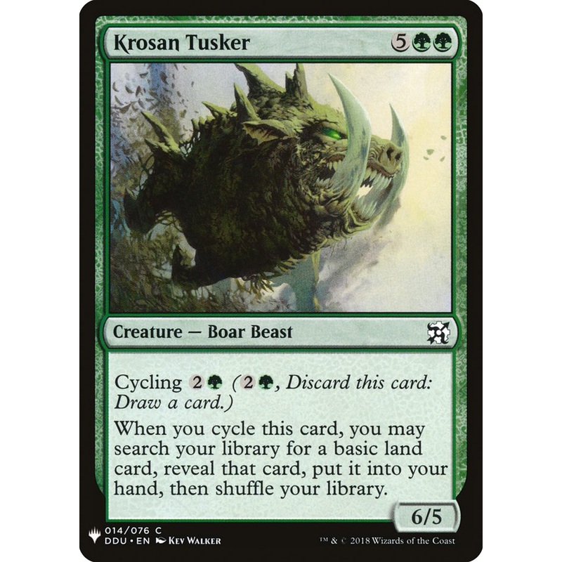 Krosan Tusker [Mystery Booster]