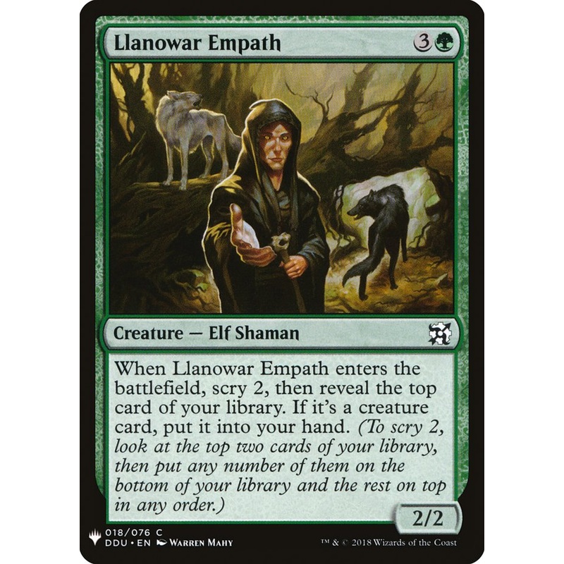 Llanowar Empath [Mystery Booster]