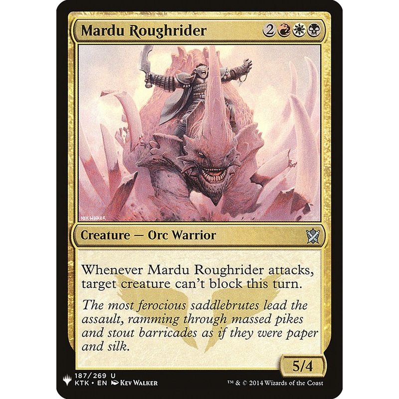 Mardu Roughrider [Mystery Booster]
