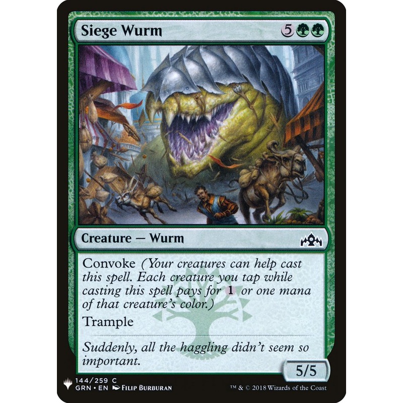 Siege Wurm [Mystery Booster]