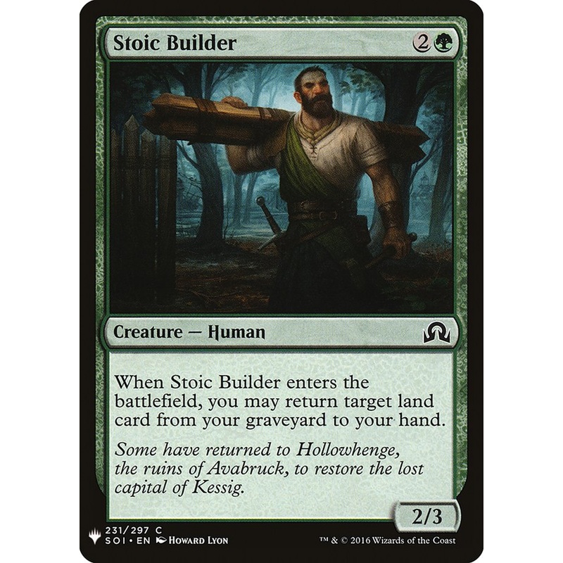 Stoic Builder [Mystery Booster]