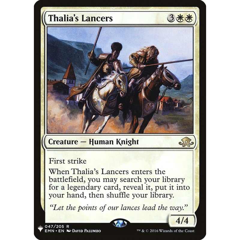 Thalia's Lancers [The List]