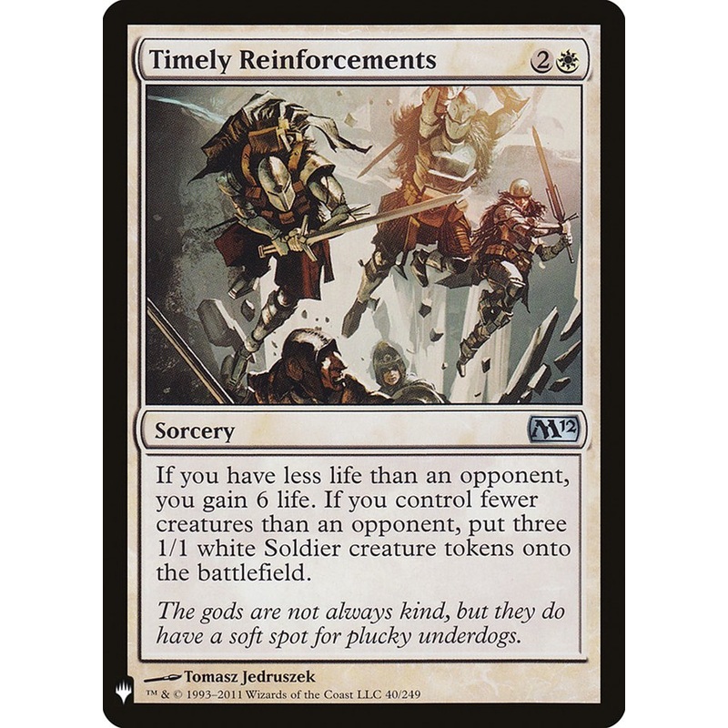 Timely Reinforcements [Mystery Booster]