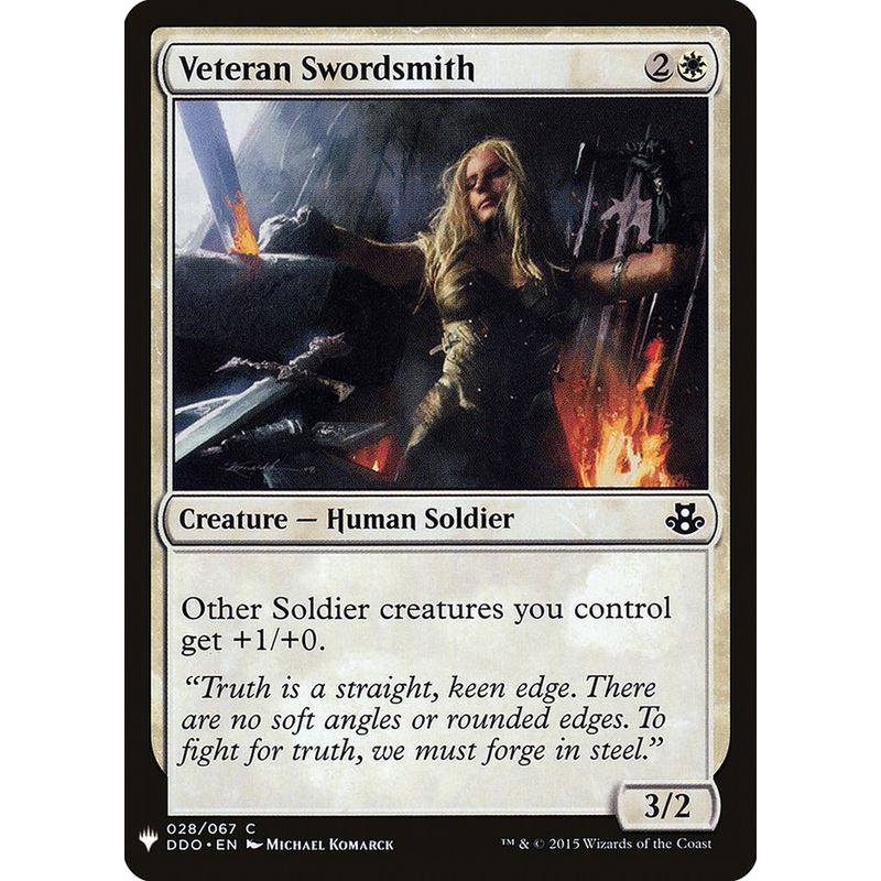 Veteran Swordsmith [Mystery Booster]
