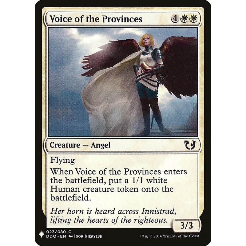 Voice of the Provinces [Mystery Booster]