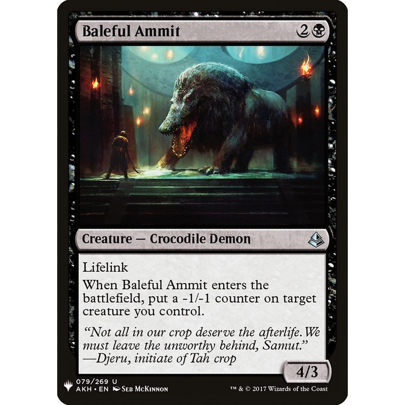 Baleful Ammit [Mystery Booster]