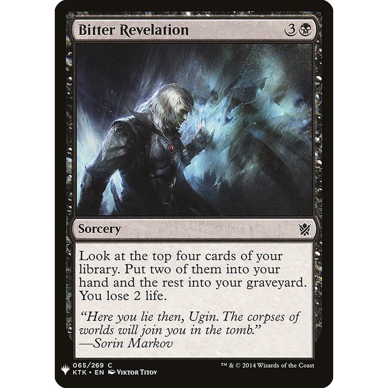 Bitter Revelation [Mystery Booster]