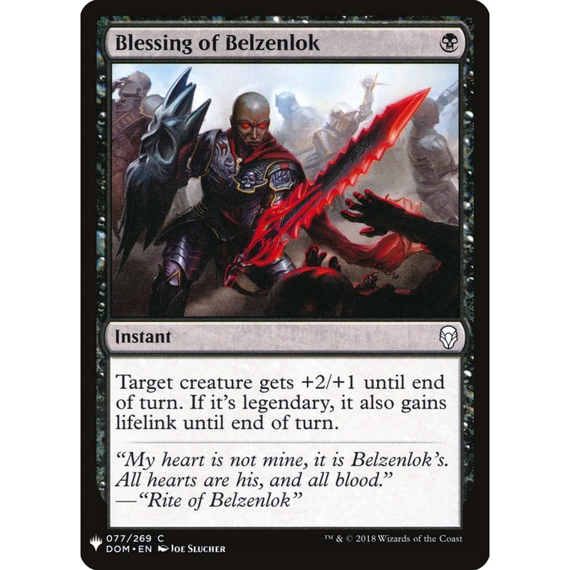 Blessing of Belzenlok [Mystery Booster]