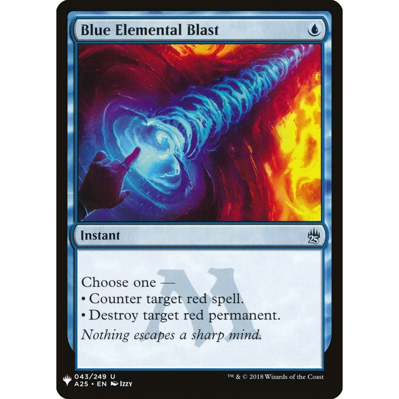 Blue Elemental Blast [Mystery Booster]