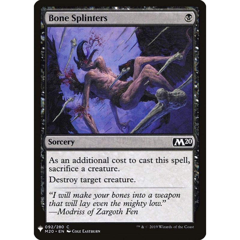 Bone Splinters [Mystery Booster]