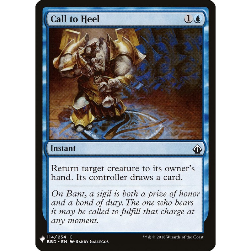 Call to Heel [Mystery Booster]