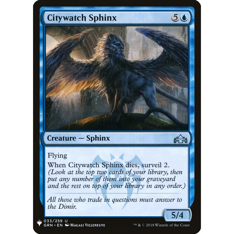 Citywatch Sphinx [Mystery Booster]