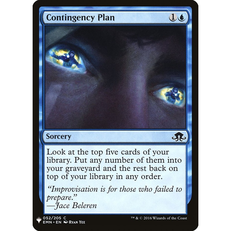 Contingency Plan [Mystery Booster]