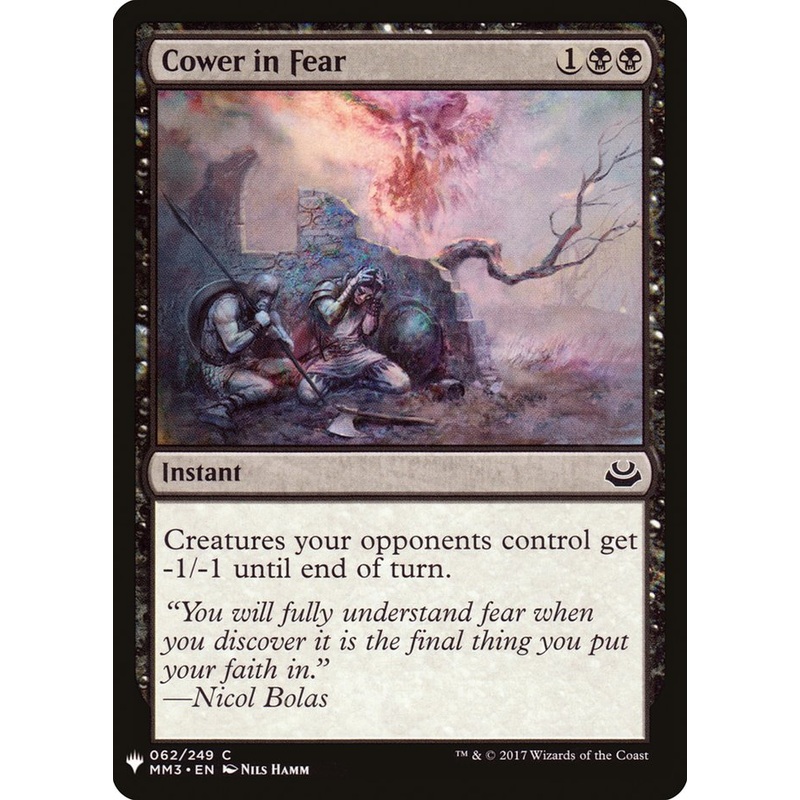 Cower in Fear [Mystery Booster]