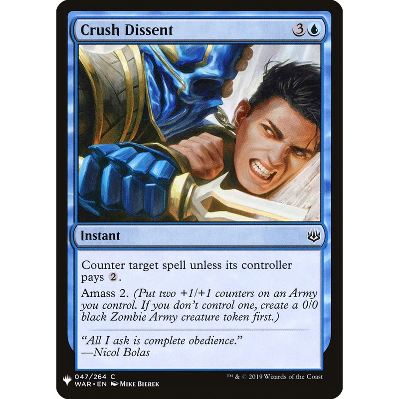 Crush Dissent [Mystery Booster]