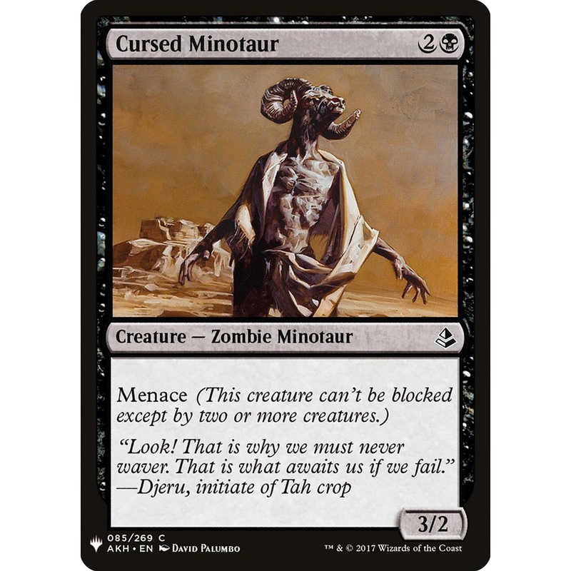 Cursed Minotaur [Mystery Booster]