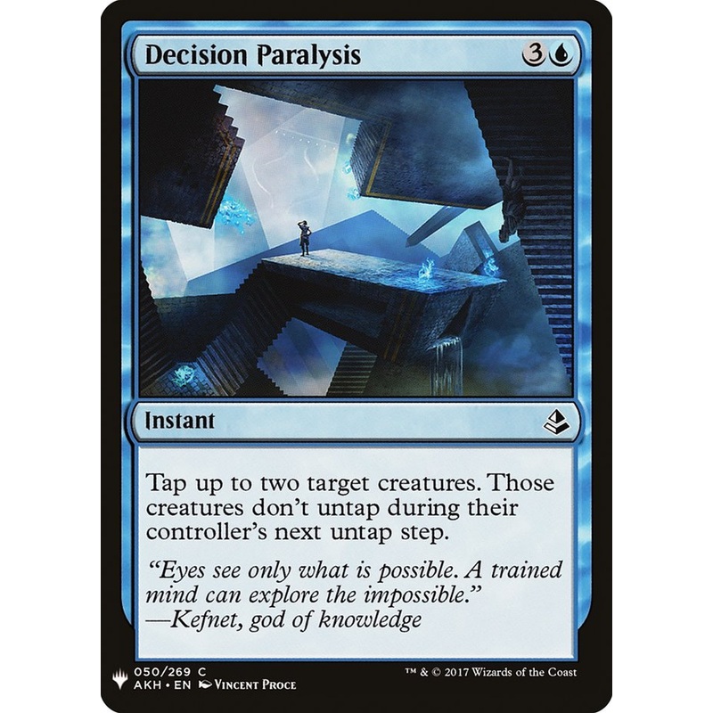 Decision Paralysis [Mystery Booster]