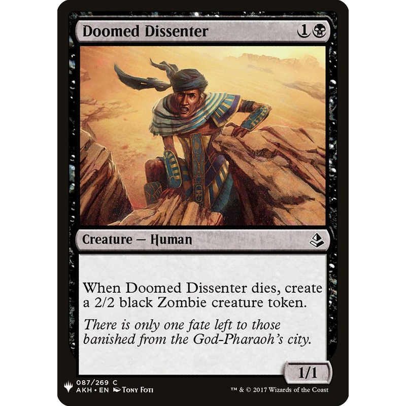 Doomed Dissenter [Mystery Booster]