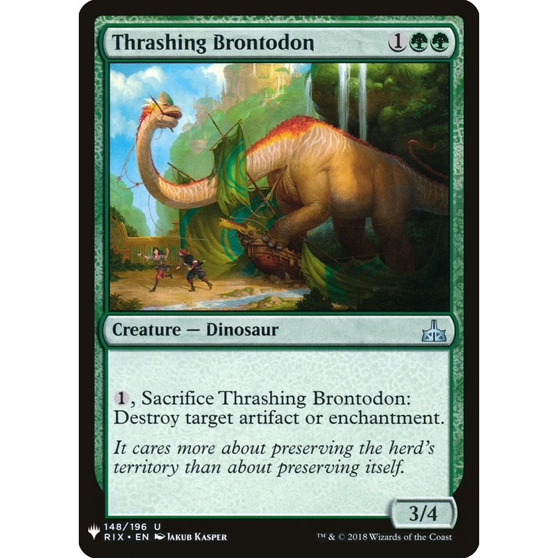 Thrashing Brontodon [Mystery Booster]