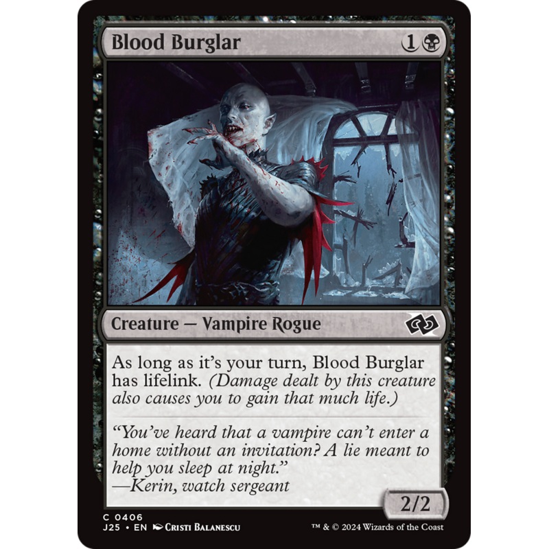 Blood Burglar [Foundations Jumpstart]