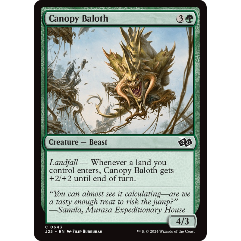 Canopy Baloth [Foundations Jumpstart]