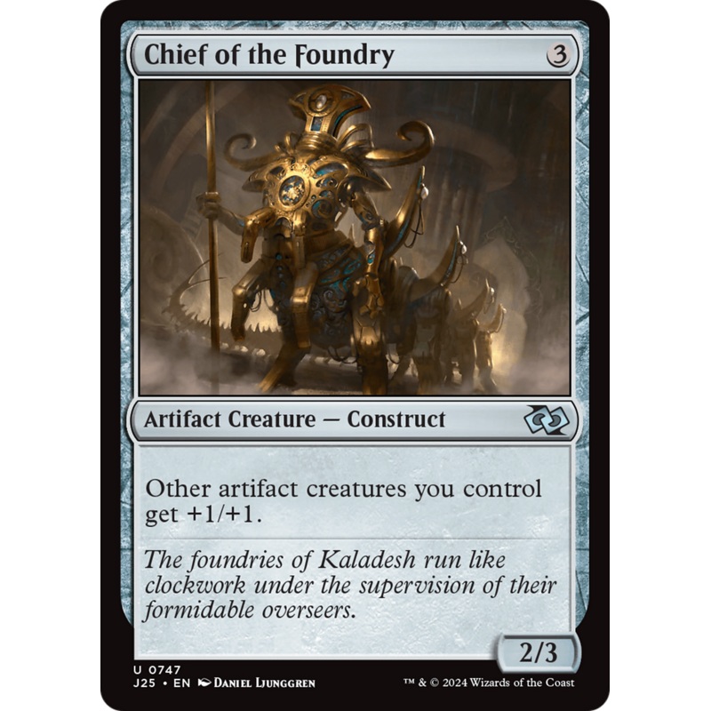 Chief of the Foundry [Foundations Jumpstart]