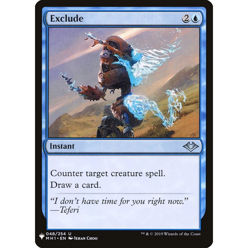 Exclude [Mystery Booster]
