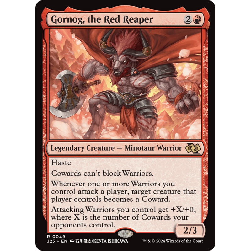 Gornog, the Red Reaper (Anime) [Foundations Jumpstart]