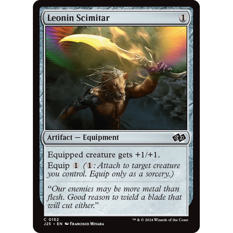 Leonin Scimitar [Foundations Jumpstart]