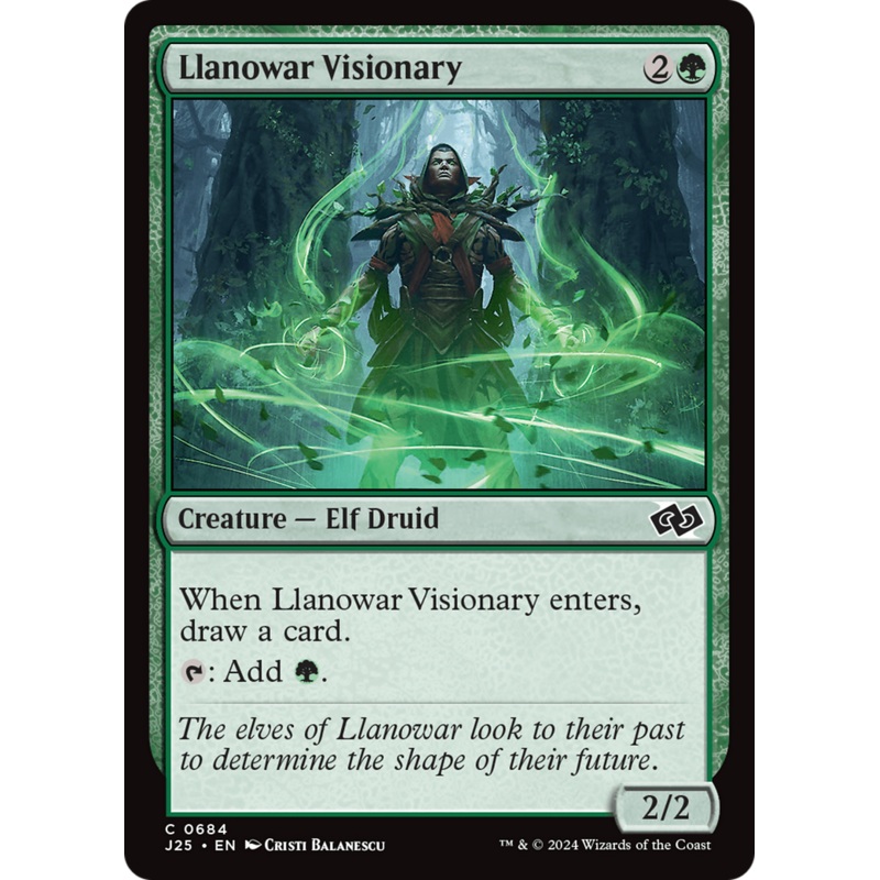 Llanowar Visionary [Foundations Jumpstart]