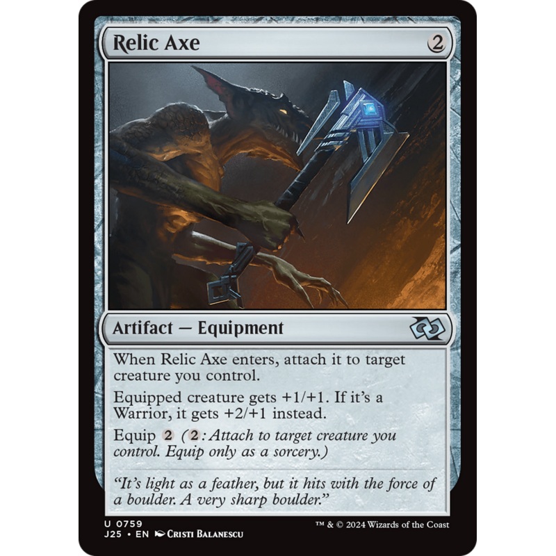 Relic Axe [Foundations Jumpstart]