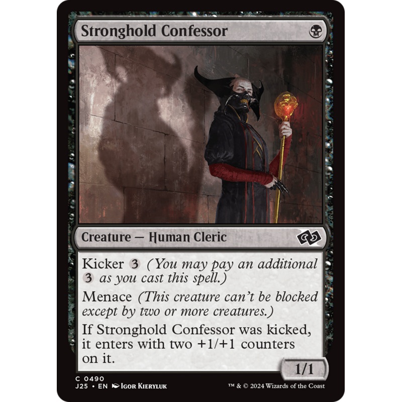 Stronghold Confessor [Foundations Jumpstart]