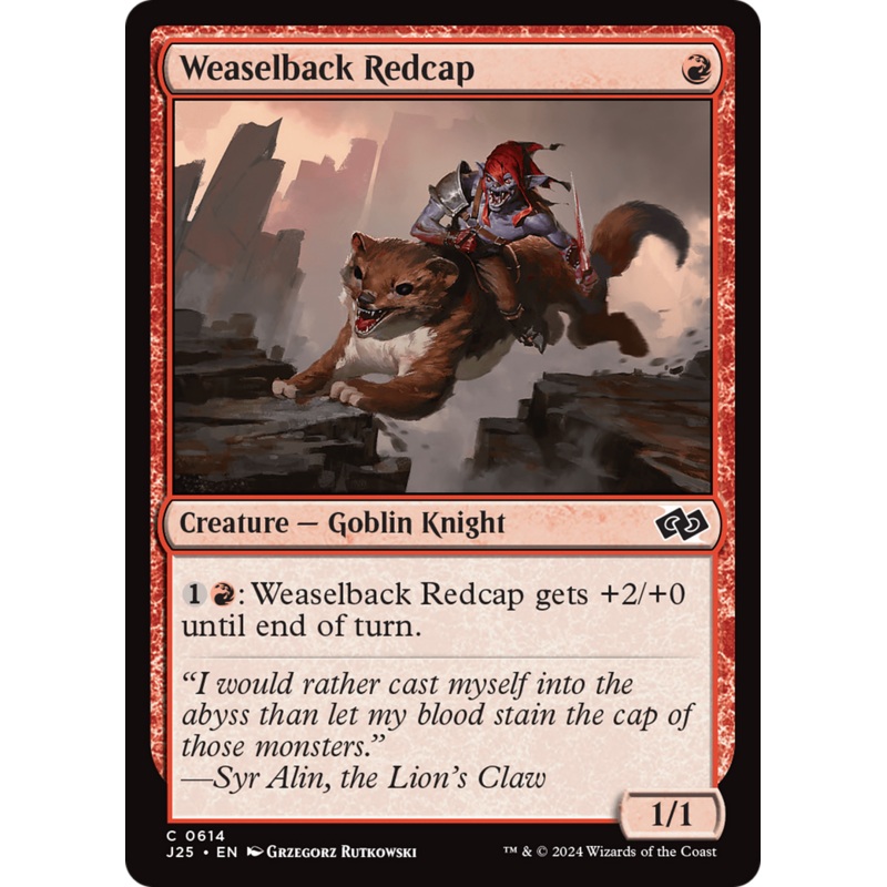 Weaselback Redcap [Foundations Jumpstart]