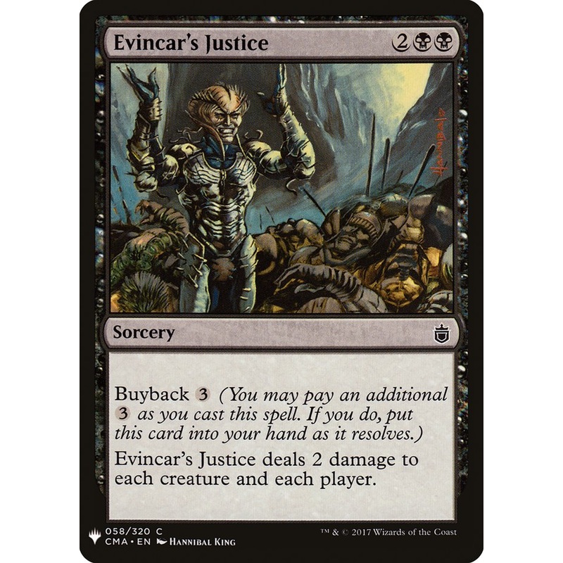 Evincar's Justice [Mystery Booster]
