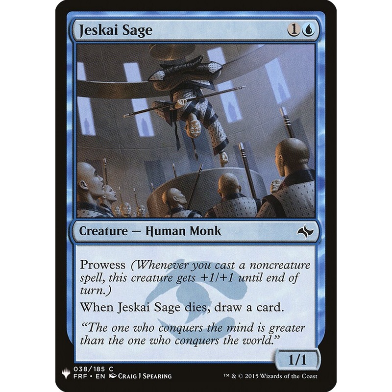 Jeskai Sage [Mystery Booster]