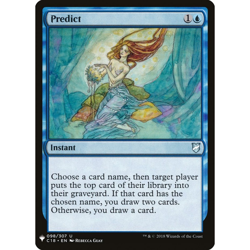 Predict [Mystery Booster]