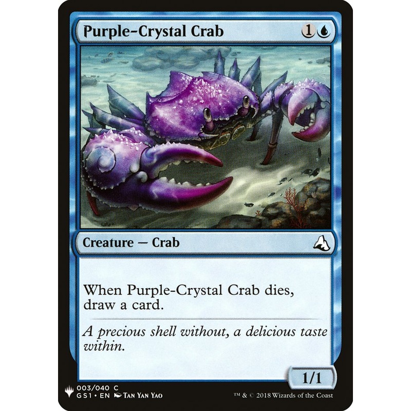 Purple-Crystal Crab [Mystery Booster]