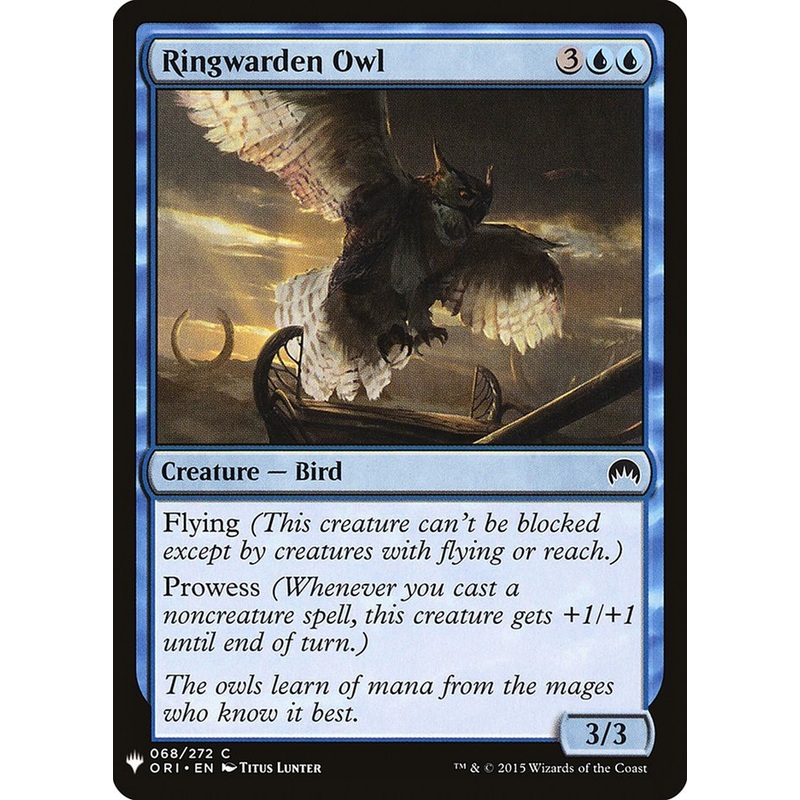 Ringwarden Owl [Mystery Booster]