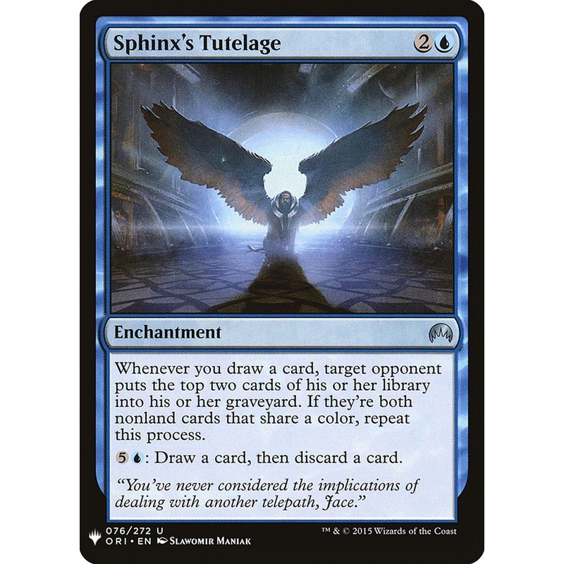 Sphinx's Tutelage [Mystery Booster]