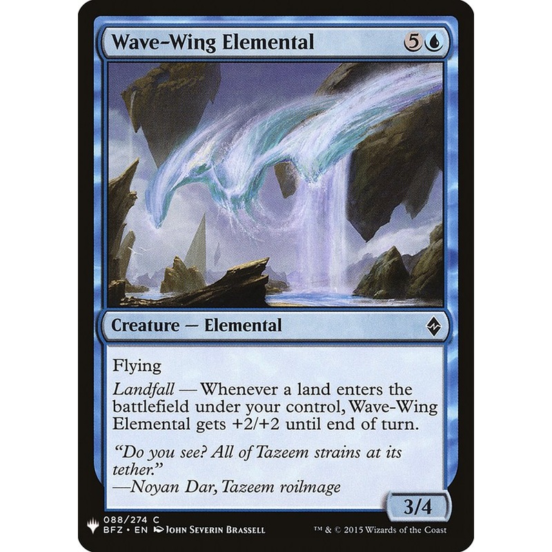 Wave-Wing Elemental [Mystery Booster]