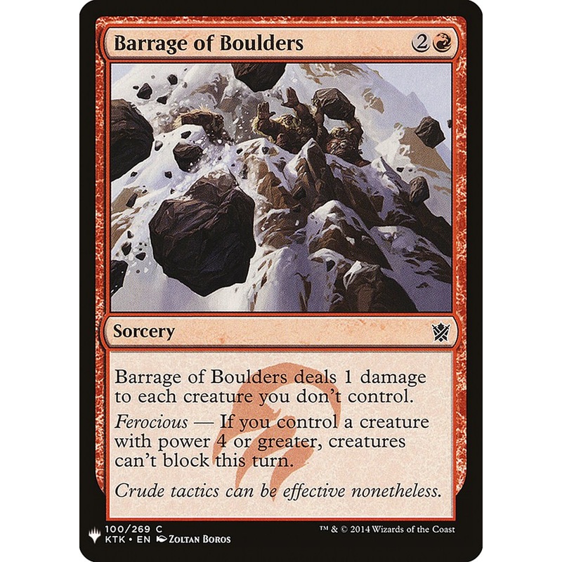 Barrage of Boulders [Mystery Booster]