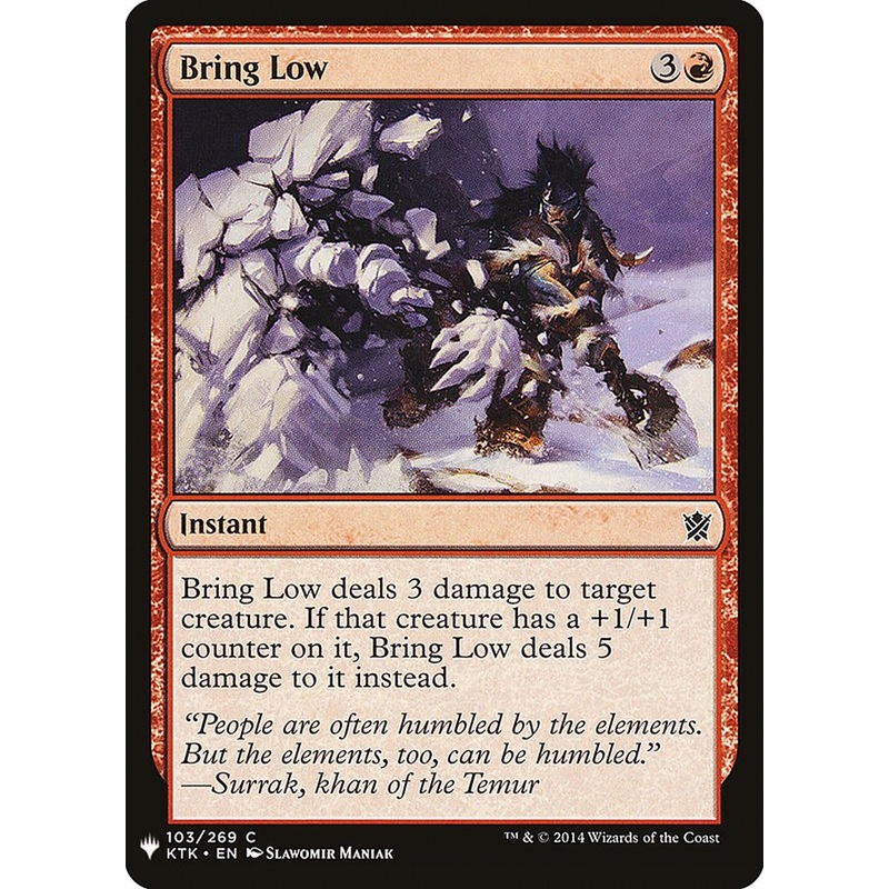 Bring Low [Mystery Booster]