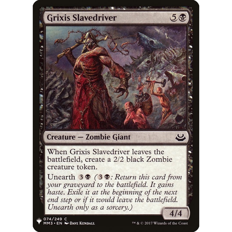 Grixis Slavedriver [Mystery Booster]
