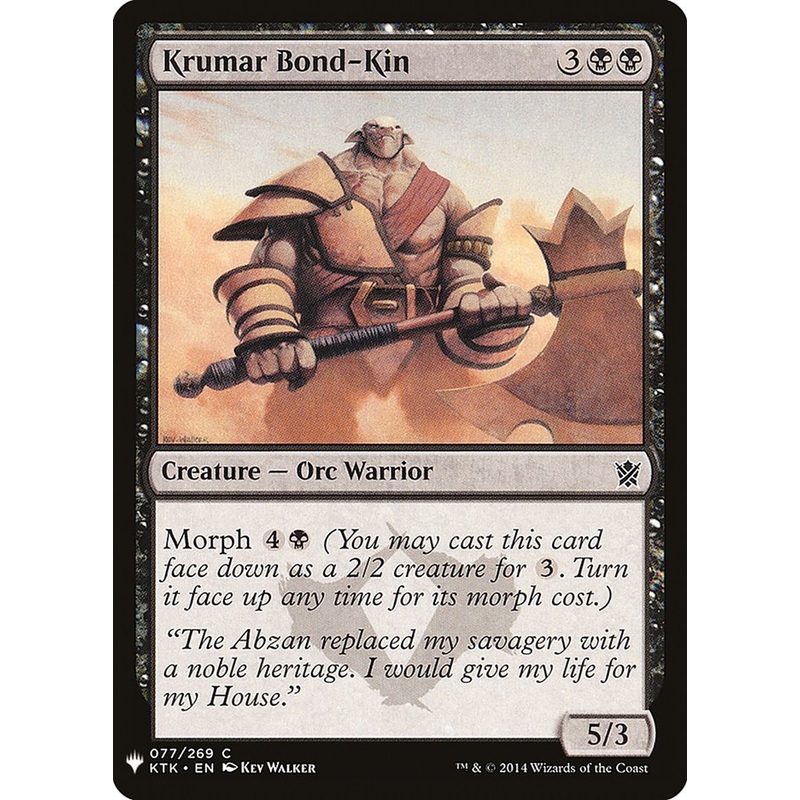 Krumar Bond-Kin [Mystery Booster]