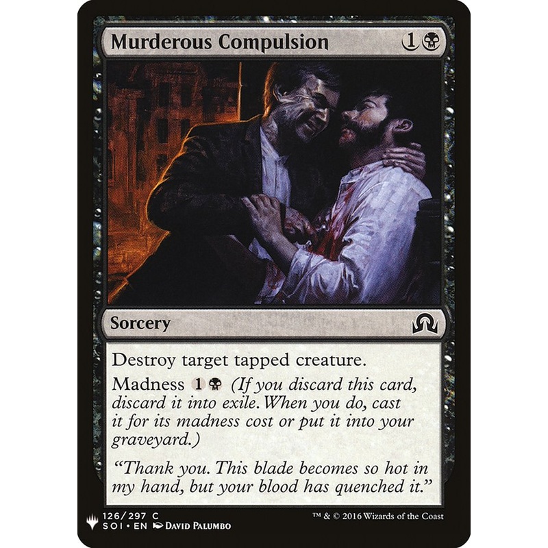Murderous Compulsion [Mystery Booster]