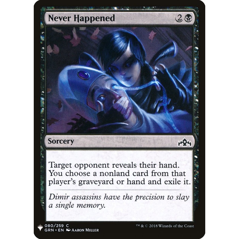 Never Happened [Mystery Booster]
