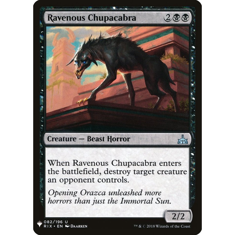 Ravenous Chupacabra [Mystery Booster]