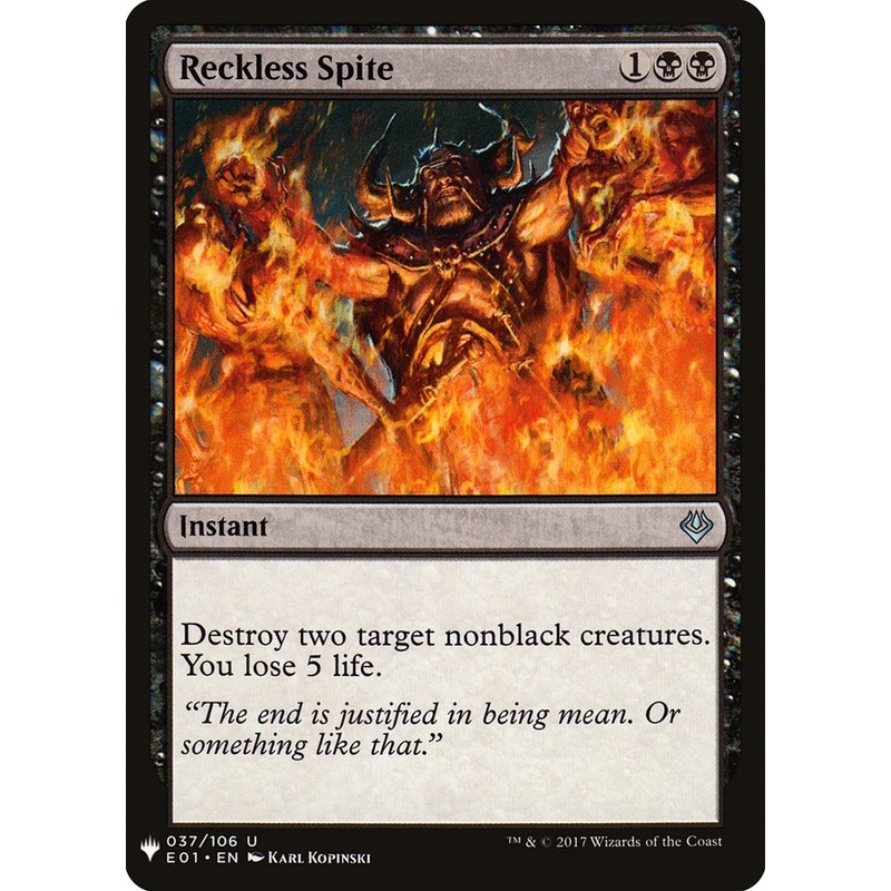 Reckless Spite [Mystery Booster]