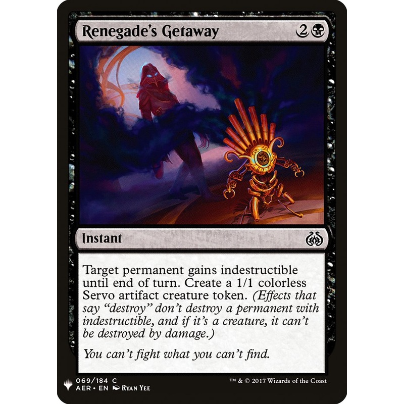 Renegade's Getaway [Mystery Booster]