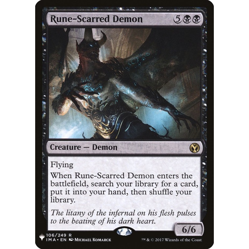 Rune-Scarred Demon [Mystery Booster]